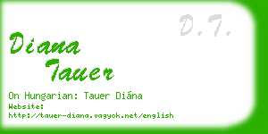 diana tauer business card